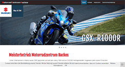 Desktop Screenshot of motorradzentrum-backes.de